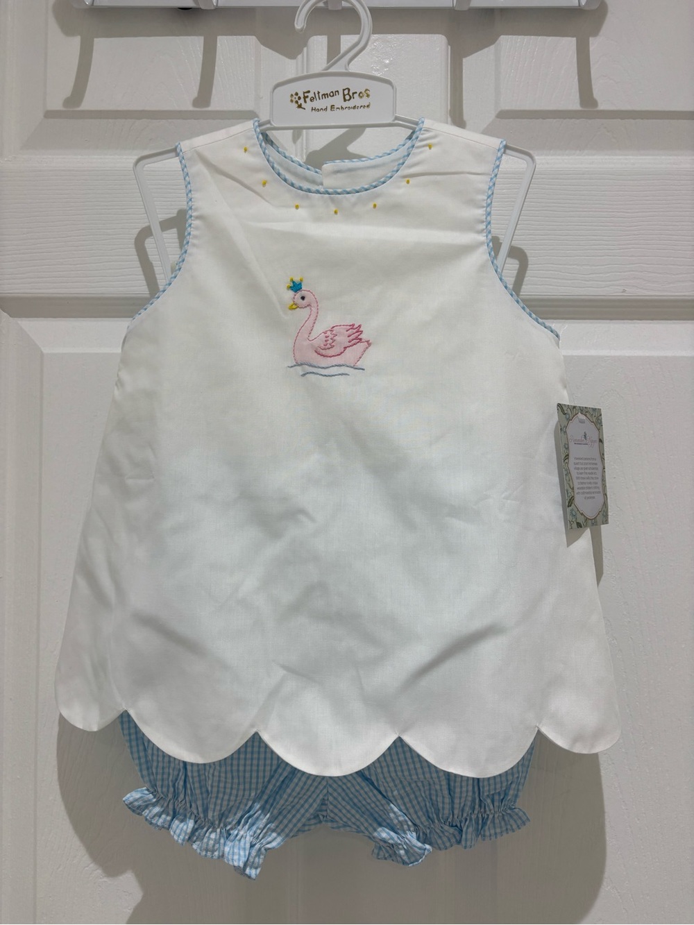 NWT Remember Nguyen Swan Bloomer set 4T